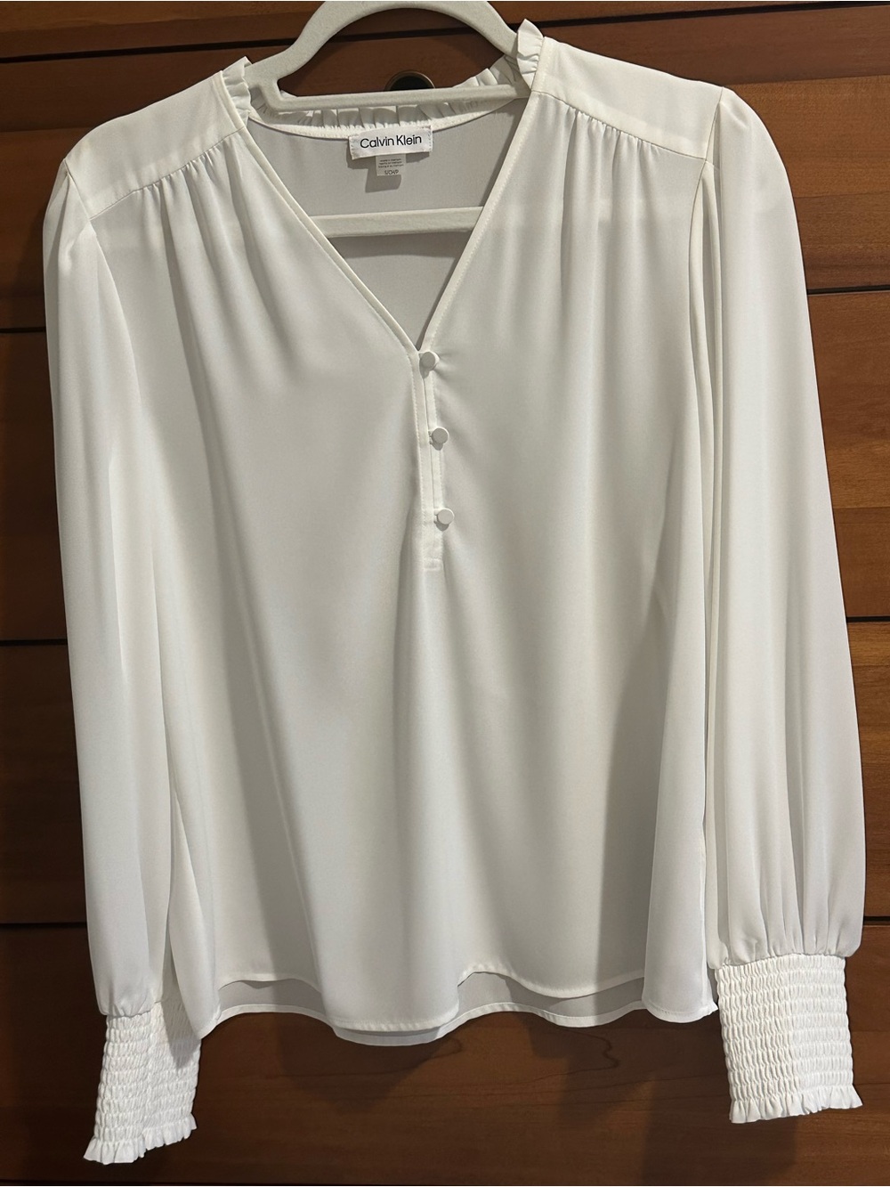 Calvin Klein Long Sleeved Blouse Size S